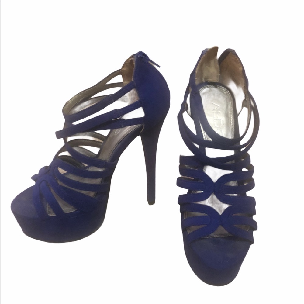 Purple Strap Heels